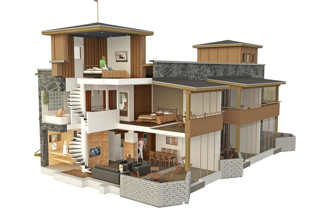 Vuokatin Aateli Castle Apartment Vuokatti ภายนอก รูปภาพ